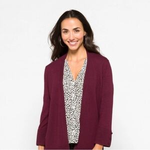Evolution by Cyrus Stitch Fix Exclusive Soft Lightweight Open Cardigan Topper S